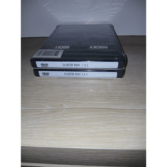 Rocky DVDs 1-4 Double Feature Sylvester Stallone Walmart Tag MGM 2008 Sealed - Picture 3 of 16